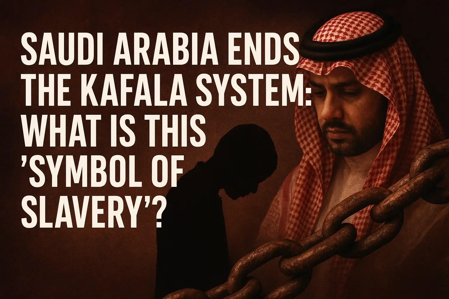 Saudi Arabia Ends the Kafala System What Is This ‘Symbol of Slavery’
