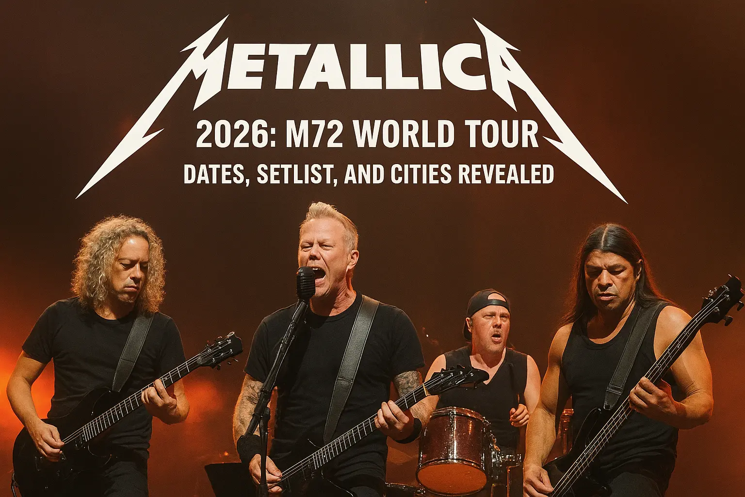 METALLICA 2026 M72 World Tour – Dates, Setlist, and Cities Revealed