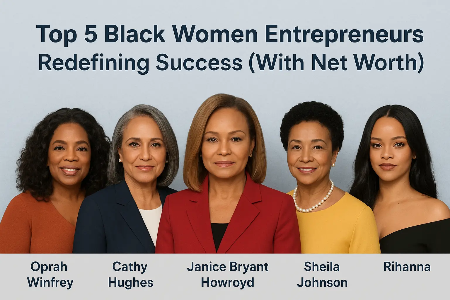 Top 5 Black Women Entrepreneurs Redefining Success (With Net Worth)