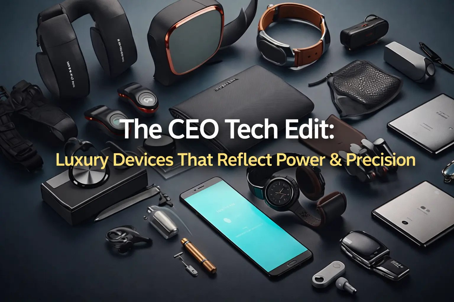 The CEO Tech Edit Luxury Devices That Reflect Power & Precision