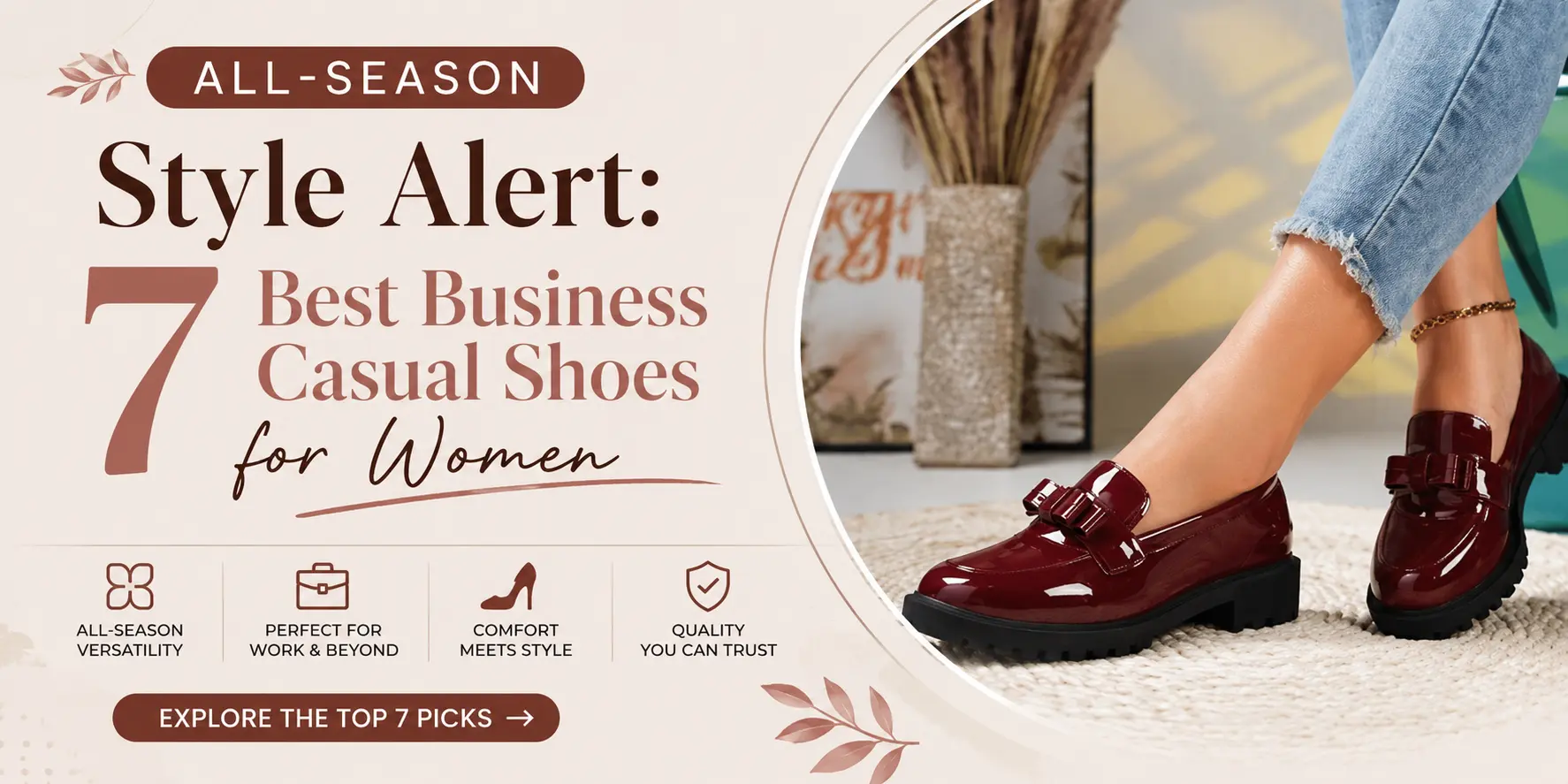 All-Season Style Alert 7 Must-Have Business Casual Shoes for Women in 2026