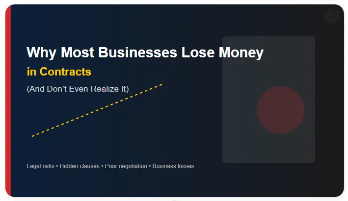 Why Most Businesses Lose Money in Contracts (And Don’t Even Realize It)