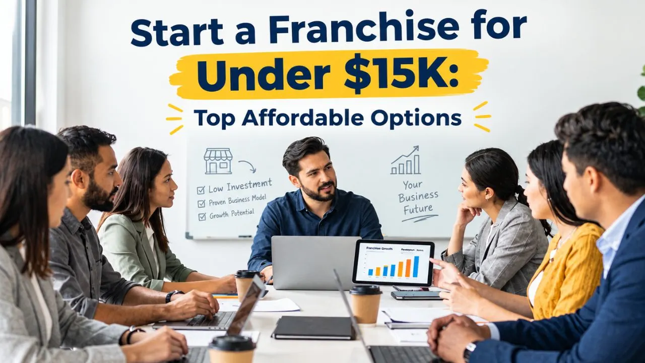 Businessweb Start a Franchise for Under $15K: Top Affordable Options