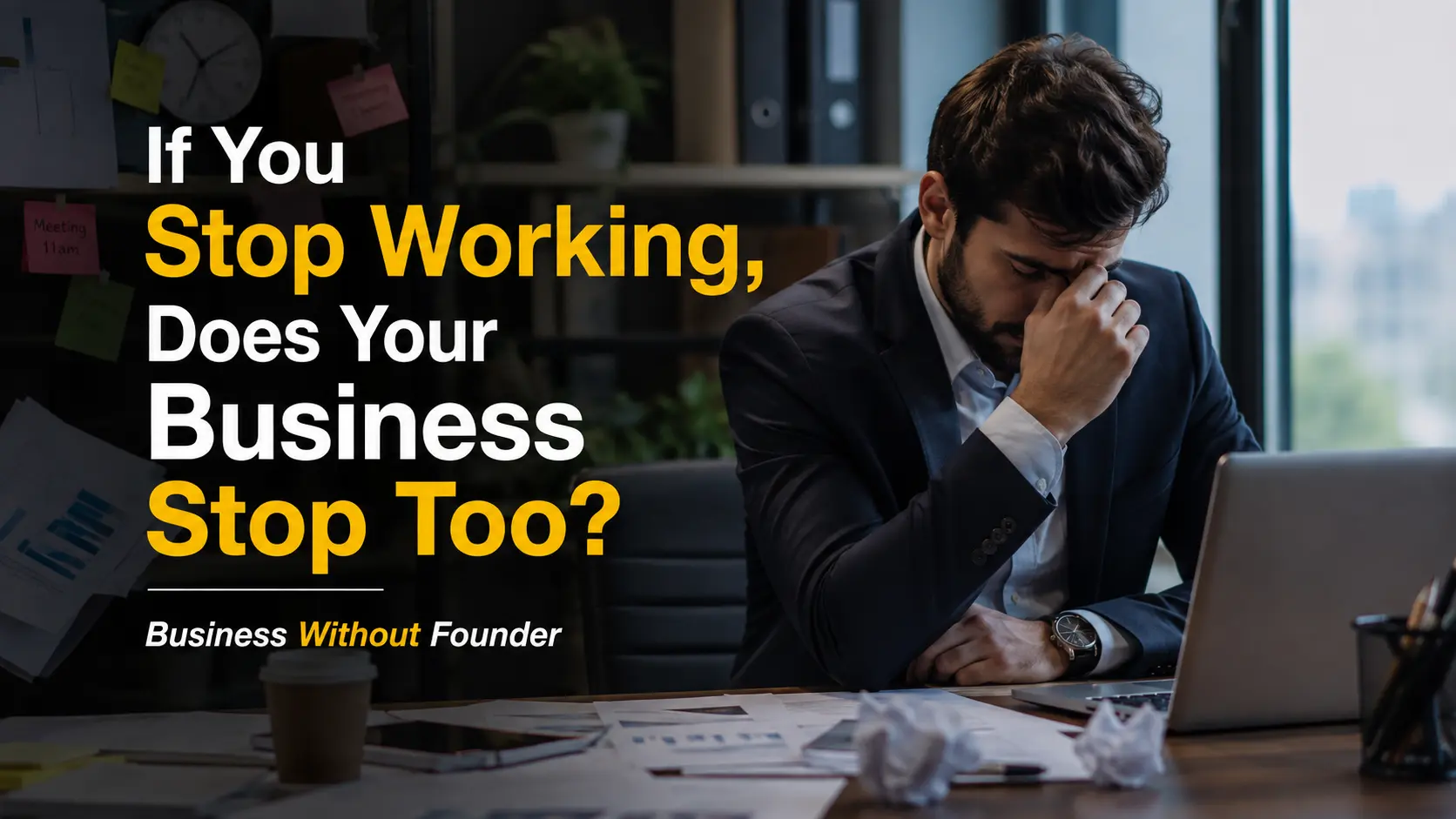 If You Stop Working Does Your Business Stop Too Business Without Founder If You Stop Working, Does Your Business Stop Too Business Without Founder