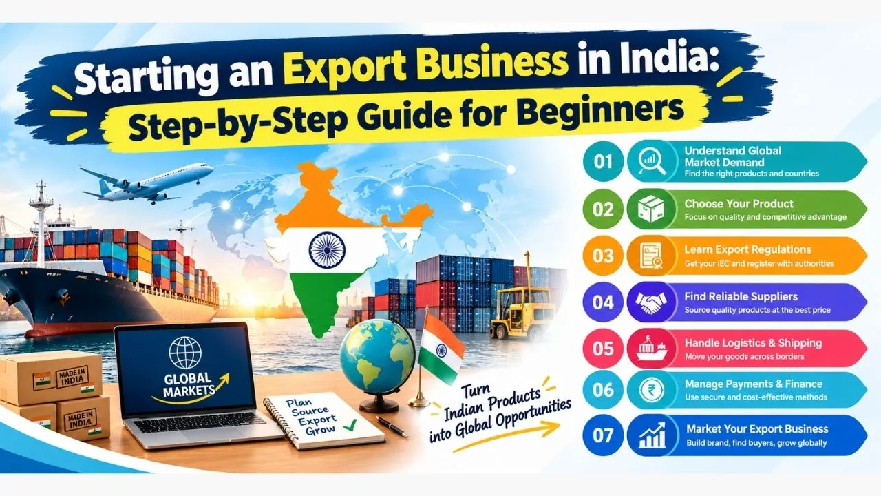 Starting an Export Business in India Step-by-Step Guide for Beginners